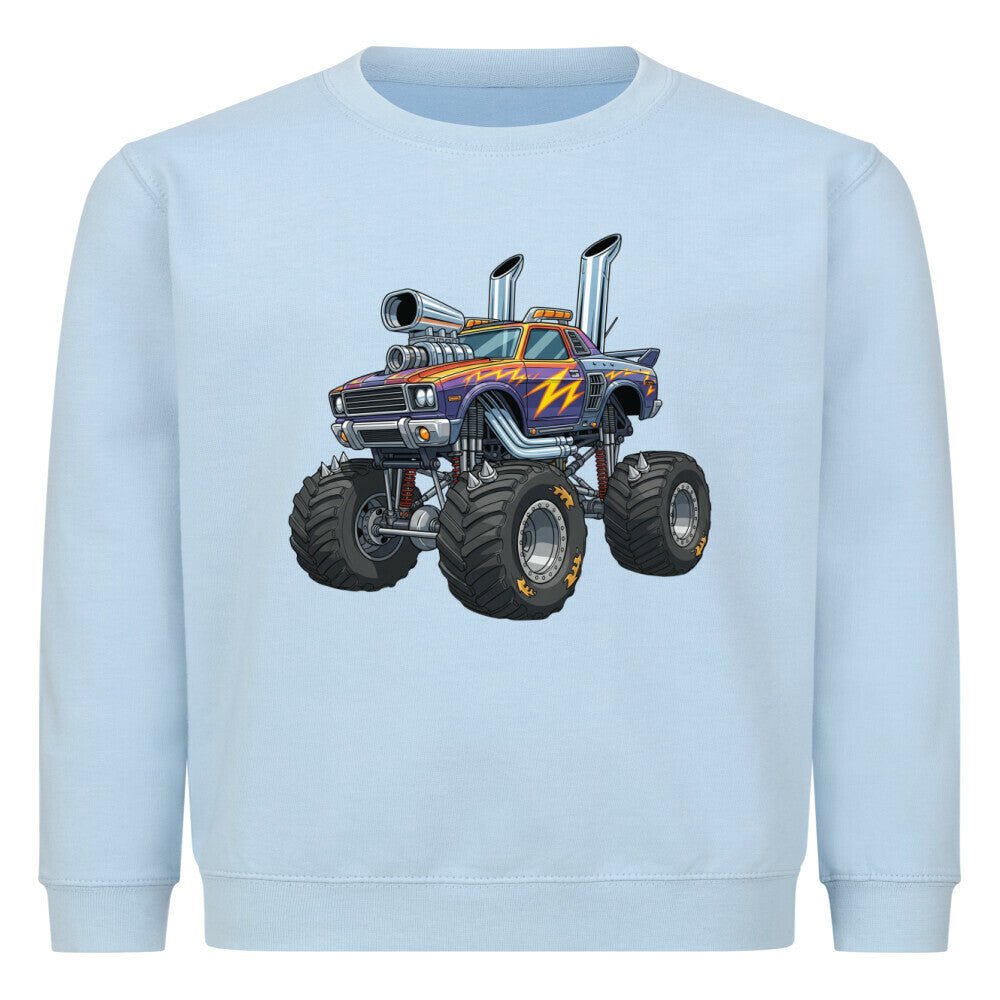 Kinder Sweatshirt Pullover - Monstertruck - KinderMode Shop super angenehm Online Kaufen Bestellen Deutschland