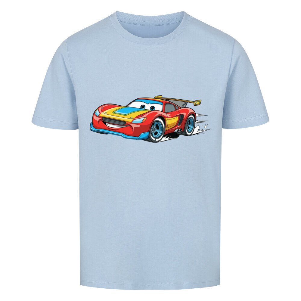 Kinder T-Shirt - Baumwolle - Rennwagen - KinderMode Shop super angenehm Online Kaufen Bestellen Deutschland