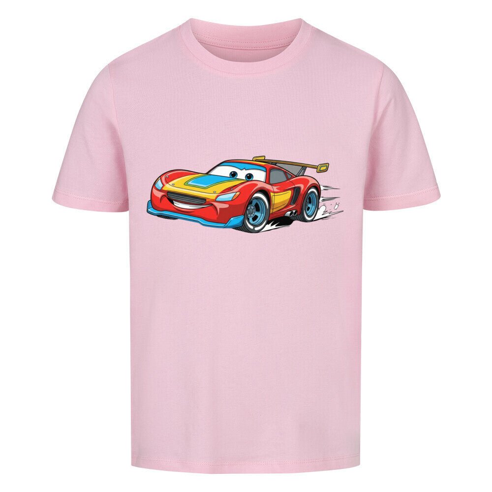 Kinder T-Shirt - Baumwolle - Rennwagen - KinderMode Shop super angenehm Online Kaufen Bestellen Deutschland