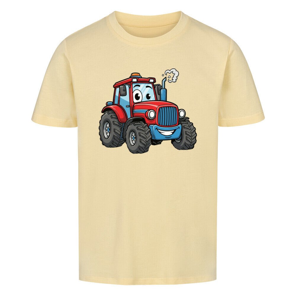 Kinder T-Shirt Braumwolle - Traktor Motiv online bestellen kaufen