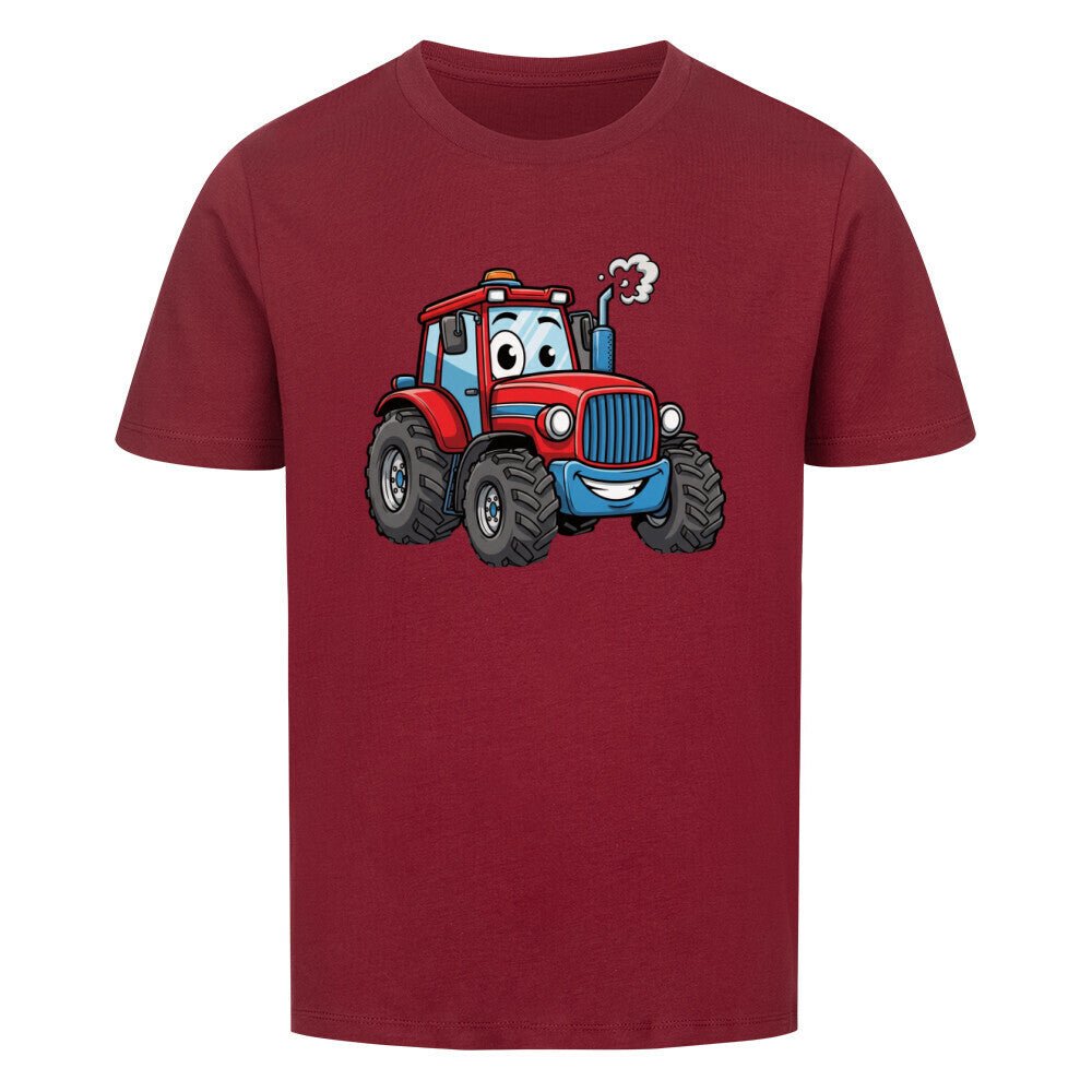 Kinder T-Shirt Braumwolle - Traktor Motiv online bestellen kaufen