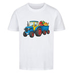 Kinder T-Shirt Braumwolle - Traktor Motiv online bestellen kaufen
