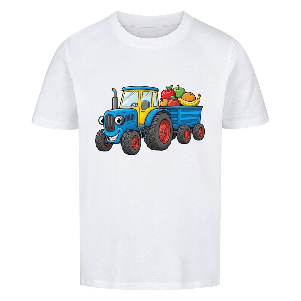Kinder T-Shirt Braumwolle - Traktor Motiv online bestellen kaufen