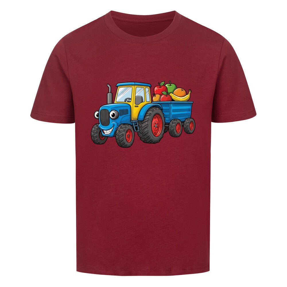 Kinder T-Shirt Braumwolle - Traktor Motiv online bestellen kaufen