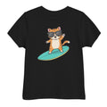 Kinder T-Shirt - Coole Katze, Surfboard online bestellen kaufen