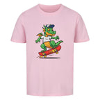 Kinder T-Shirt - Cooler Drache auf Skateboard online bestellen kaufen