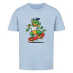 Kinder T-Shirt - Cooler Drache auf Skateboard online bestellen kaufen