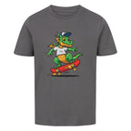 Kinder T-Shirt - Cooler Drache auf Skateboard online bestellen kaufen