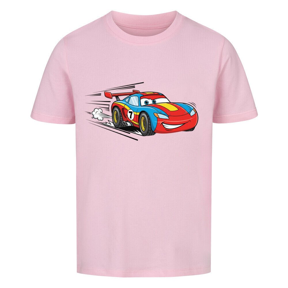 Kinder T-Shirt - Cooler Rennwagen - Bio Baumwolle - KinderMode Shop super angenehm Online Kaufen Bestellen Deutschland