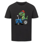 Kinder T-Shirt - Dino auf einem Traktor Motiv online bestellen kaufen