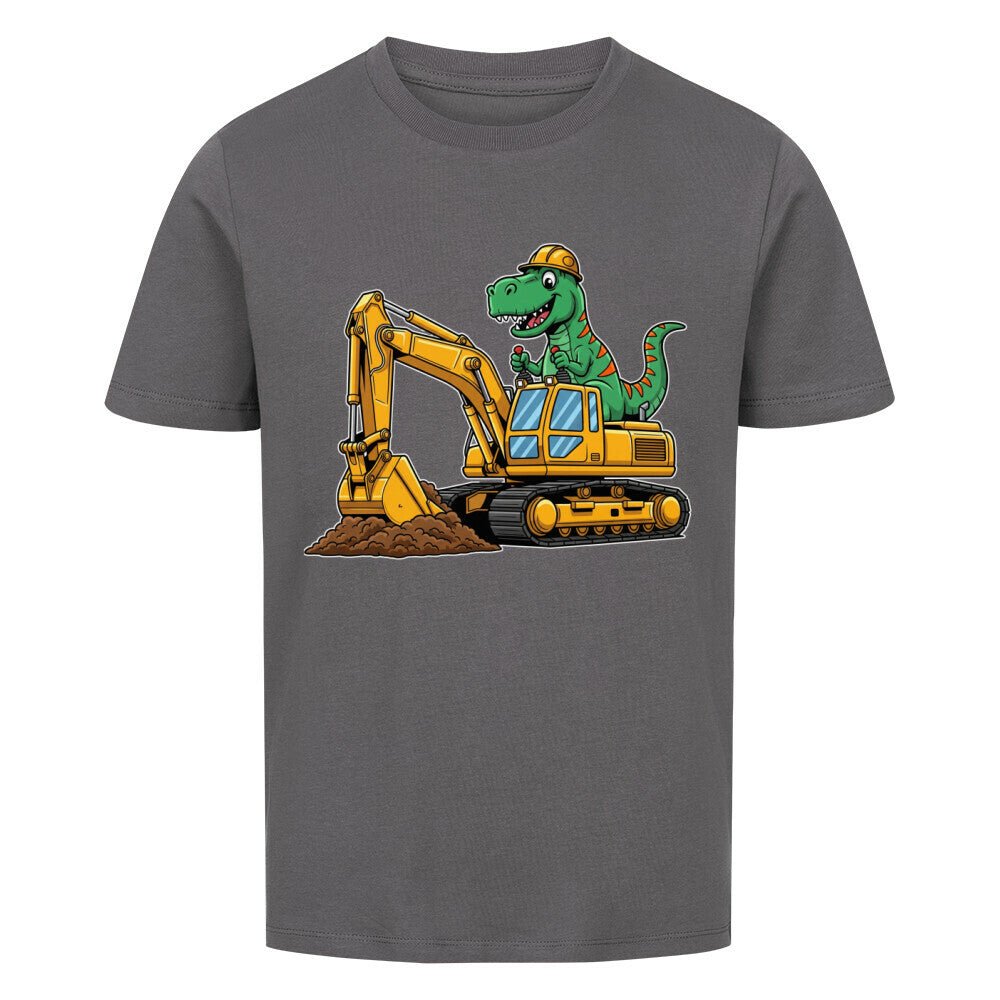 Kinder T-Shirt - Dino mit Bagger Motiv online bestellen kaufen