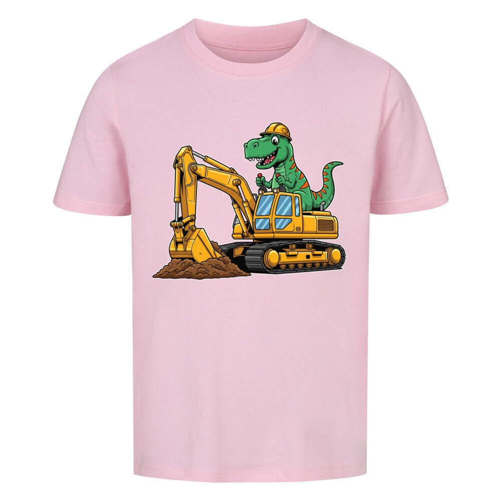 Kinder T-Shirt - Dino mit Bagger Motiv online bestellen kaufen