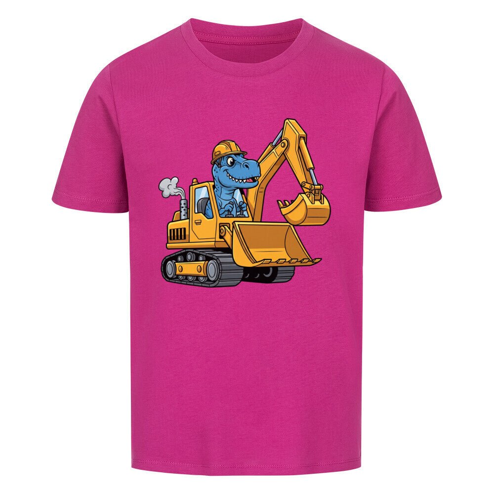 Kinder T-Shirt - Dino mit Bagger Motiv online bestellen kaufen