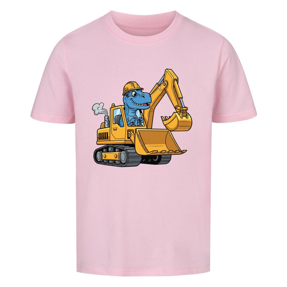 Kinder T-Shirt - Dino mit Bagger Motiv online bestellen kaufen