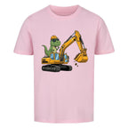 Bagger Dino Motiv Baustelle - Premium Kinder T-Shirt Bio-Baumwolle
pink rosa