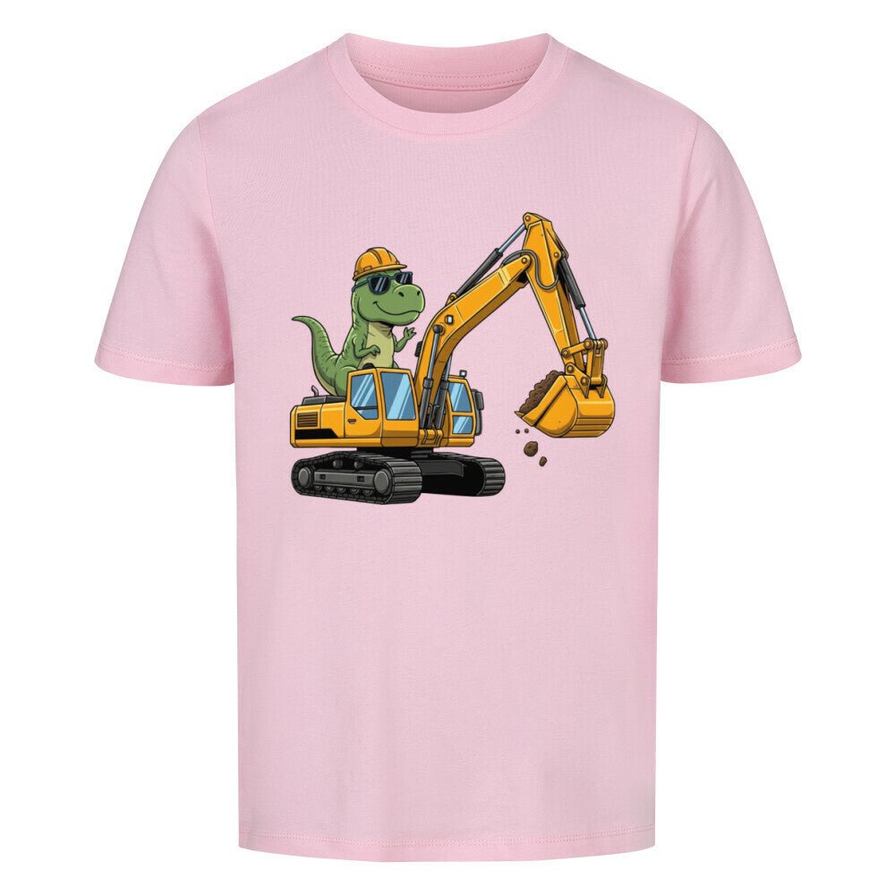 Kinder T-Shirt - Dino mit Bagger Motiv online bestellen kaufen