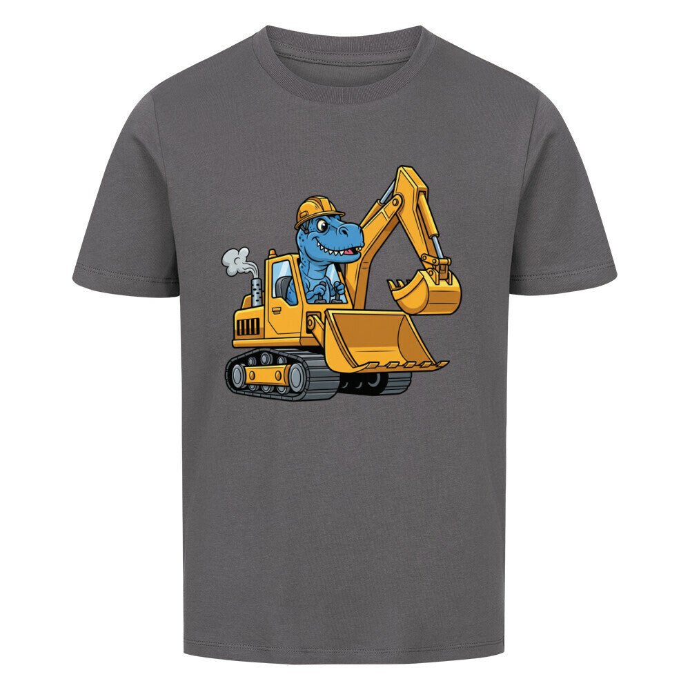 Kinder T-Shirt - Dino mit Bagger Motiv online bestellen kaufen