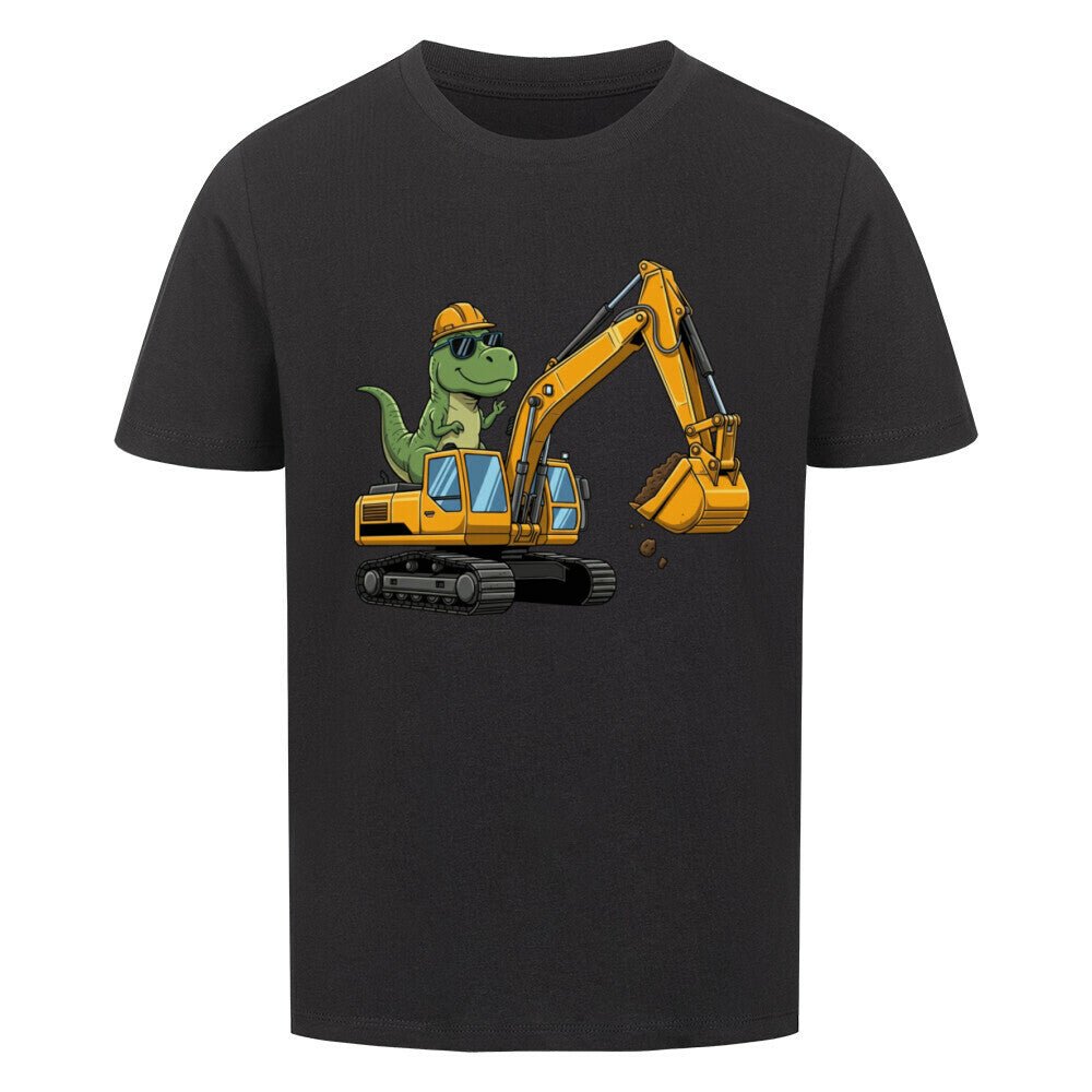 Kinder T-Shirt - Dino mit Bagger Motiv online bestellen kaufen