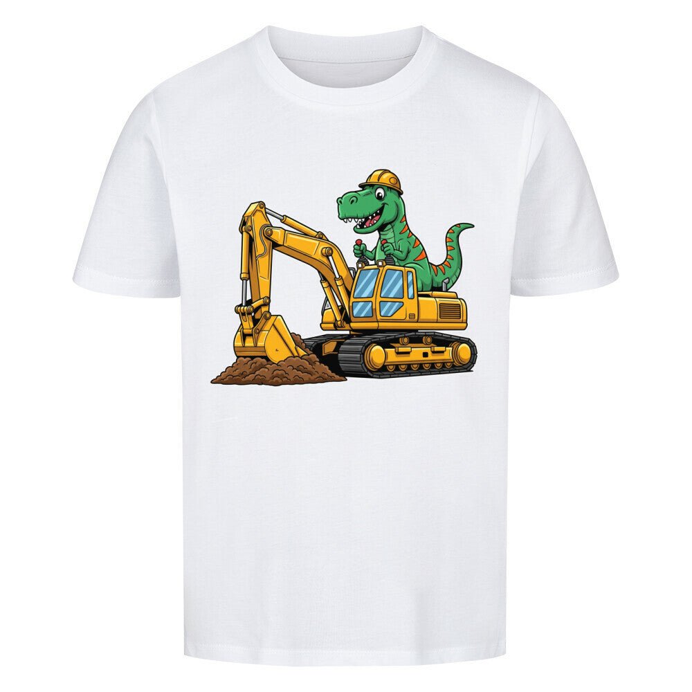 Kinder T-Shirt - Dino mit Bagger Motiv online bestellen kaufen