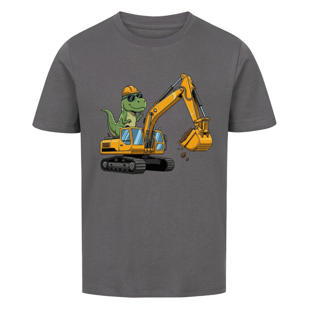 Kinder T-Shirt - Dino mit Bagger Motiv online bestellen kaufen