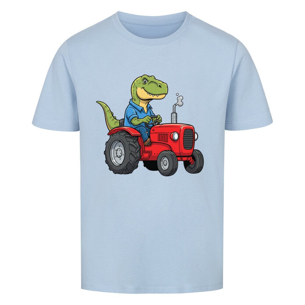 Kinder T-Shirt - Dino mit Traktor Motiv online bestellen kaufen