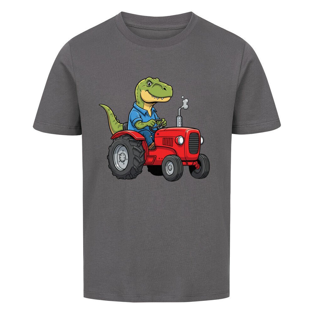 Kinder T-Shirt - Dino mit Traktor Motiv online bestellen kaufen
