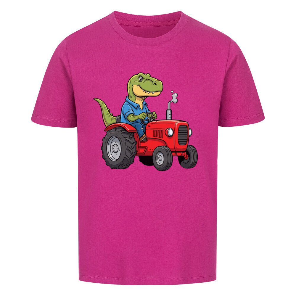 Kinder T-Shirt - Dino mit Traktor Motiv online bestellen kaufen