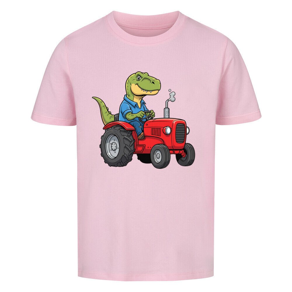 Kinder T-Shirt - Dino mit Traktor Motiv online bestellen kaufen
