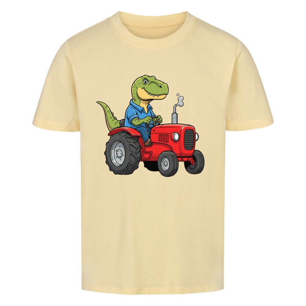 Kinder T-Shirt - Dino mit Traktor Motiv online bestellen kaufen