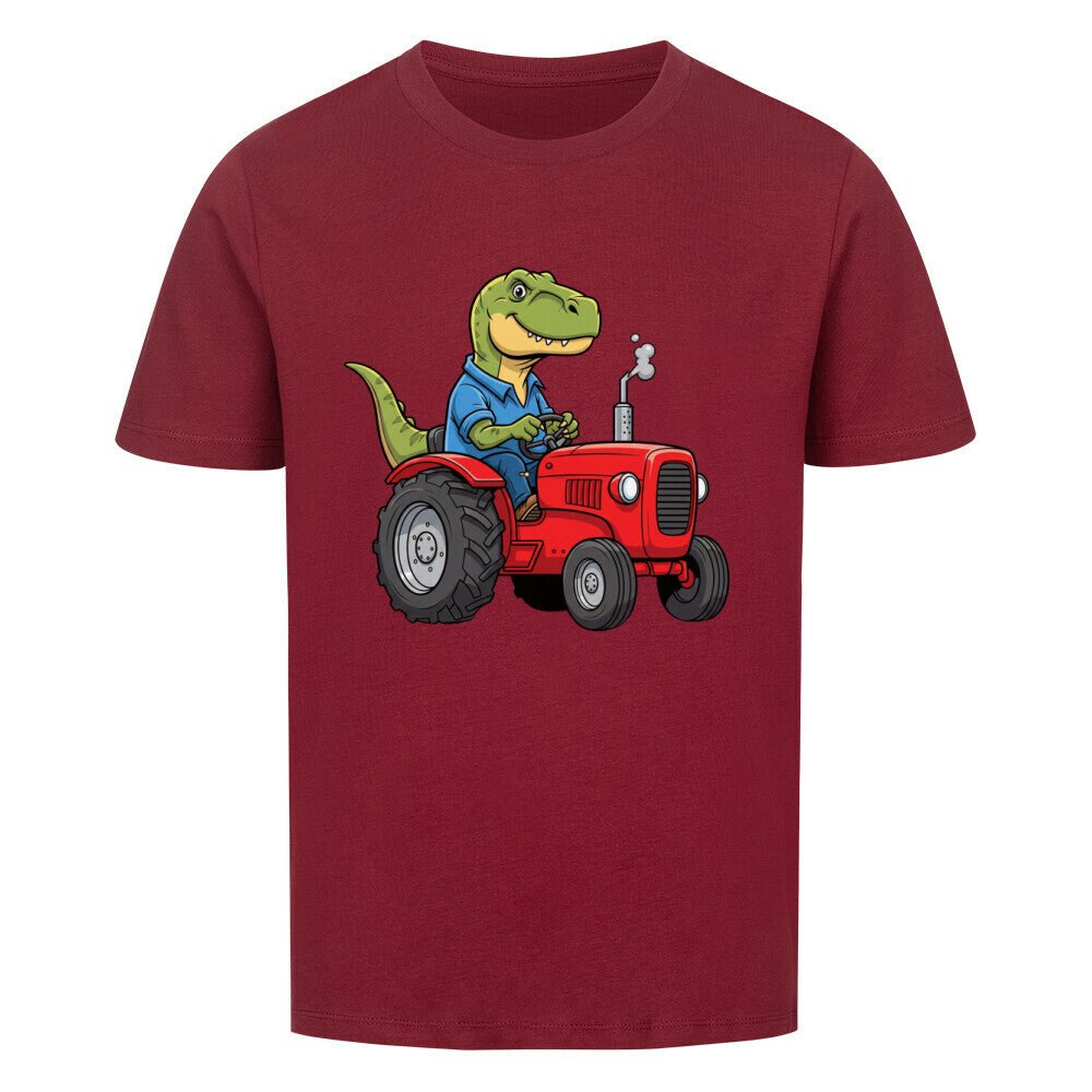 Kinder T-Shirt - Dino mit Traktor Motiv online bestellen kaufen