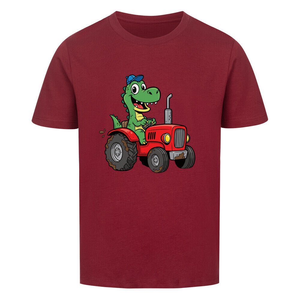 Kinder T-Shirt - Dino mit Traktor online bestellen kaufen