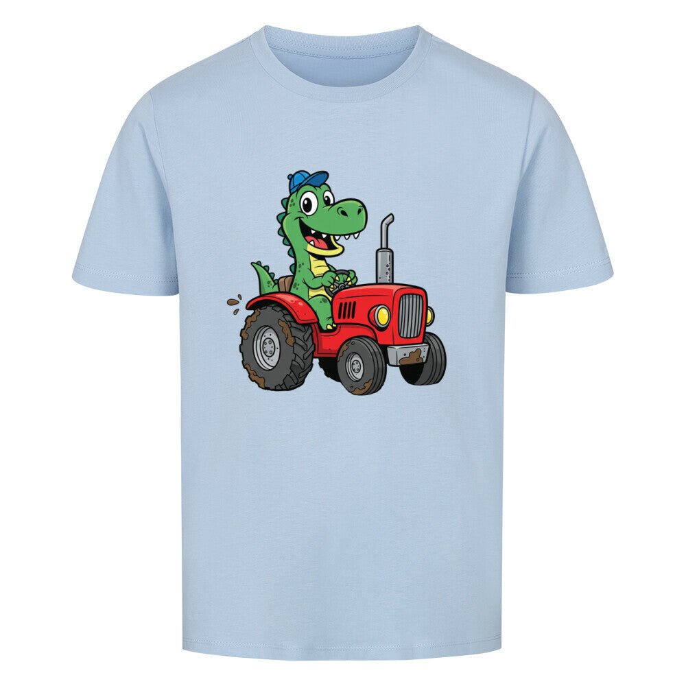 Kinder T-Shirt - Dino mit Traktor online bestellen kaufen