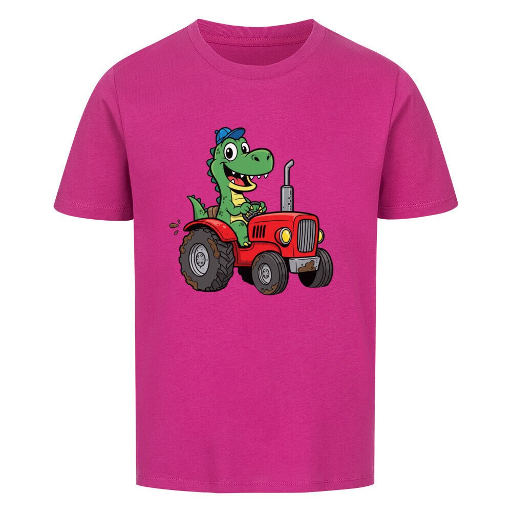 Kinder T-Shirt - Dino mit Traktor online bestellen kaufen