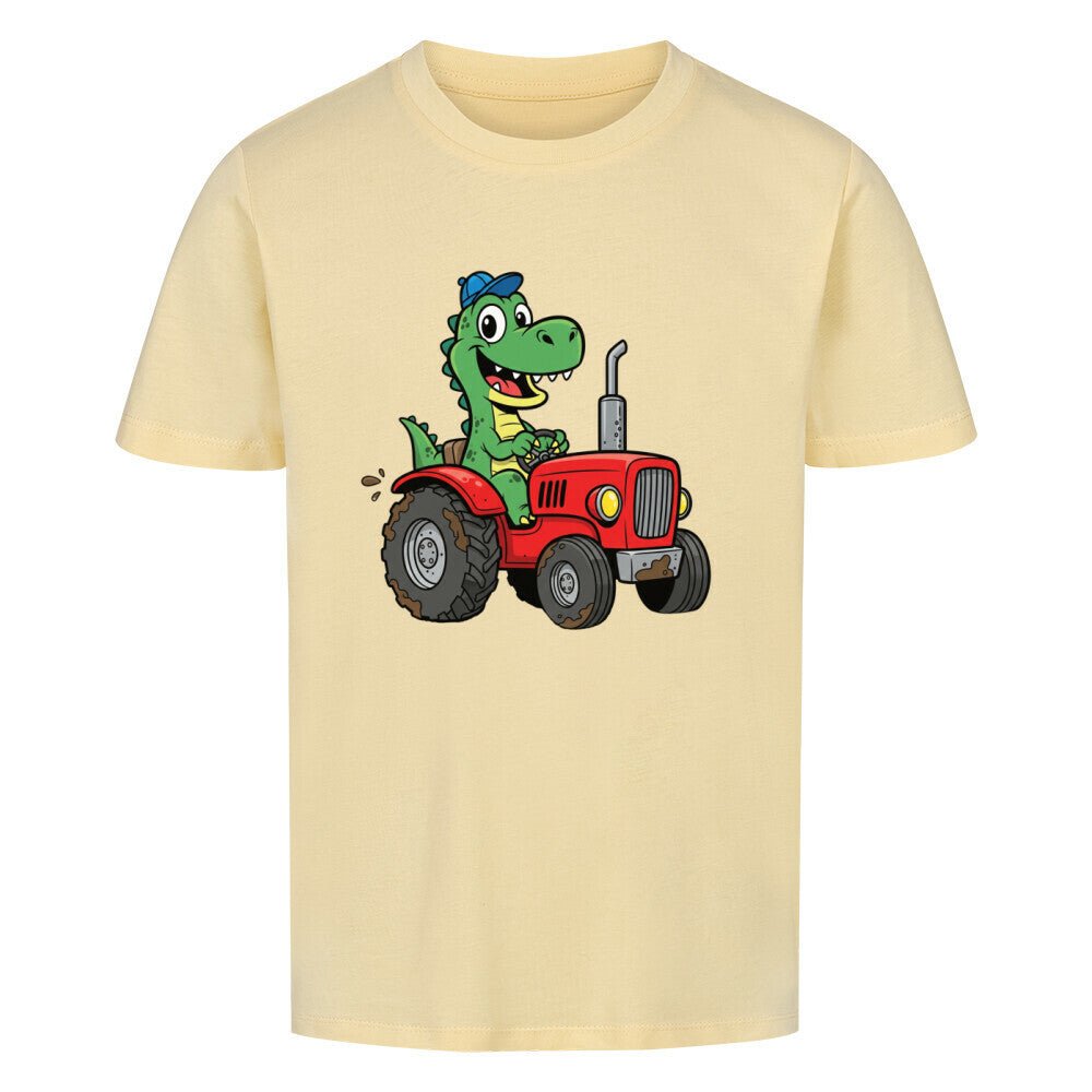 Kinder T-Shirt - Dino mit Traktor online bestellen kaufen