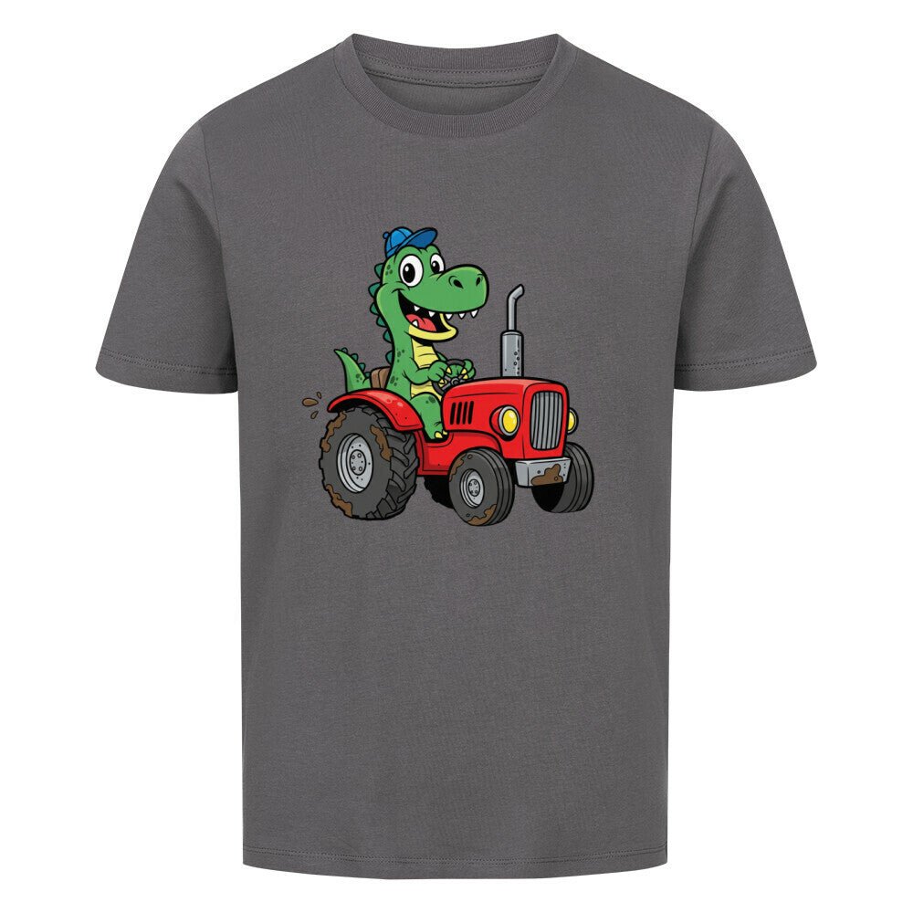 Kinder T-Shirt - Dino mit Traktor online bestellen kaufen