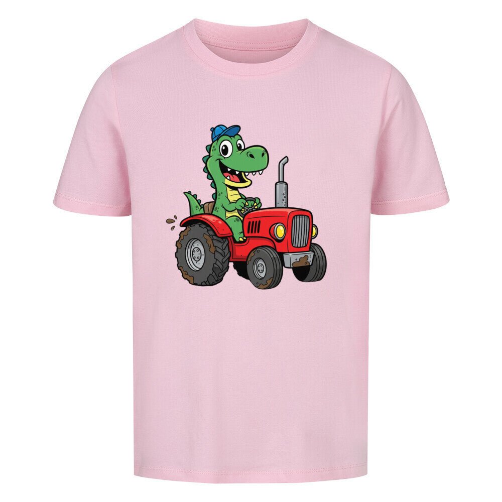 Kinder T-Shirt - Dino mit Traktor online bestellen kaufen