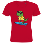 Kinder T-Shirt, Dino Surfbrett online bestellen kaufen