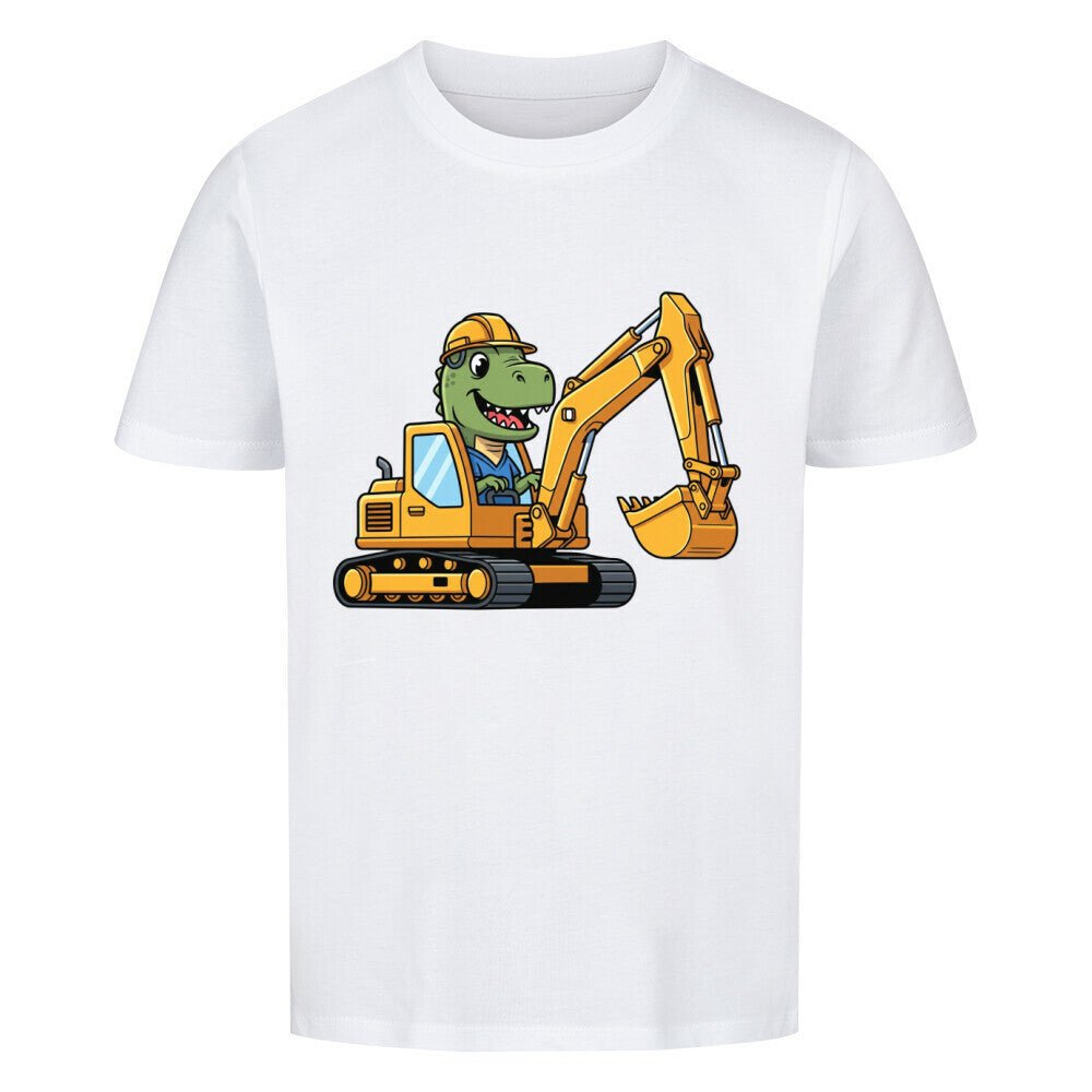 Kinder T-Shirt - Dino und Bagger Motiv online bestellen kaufen