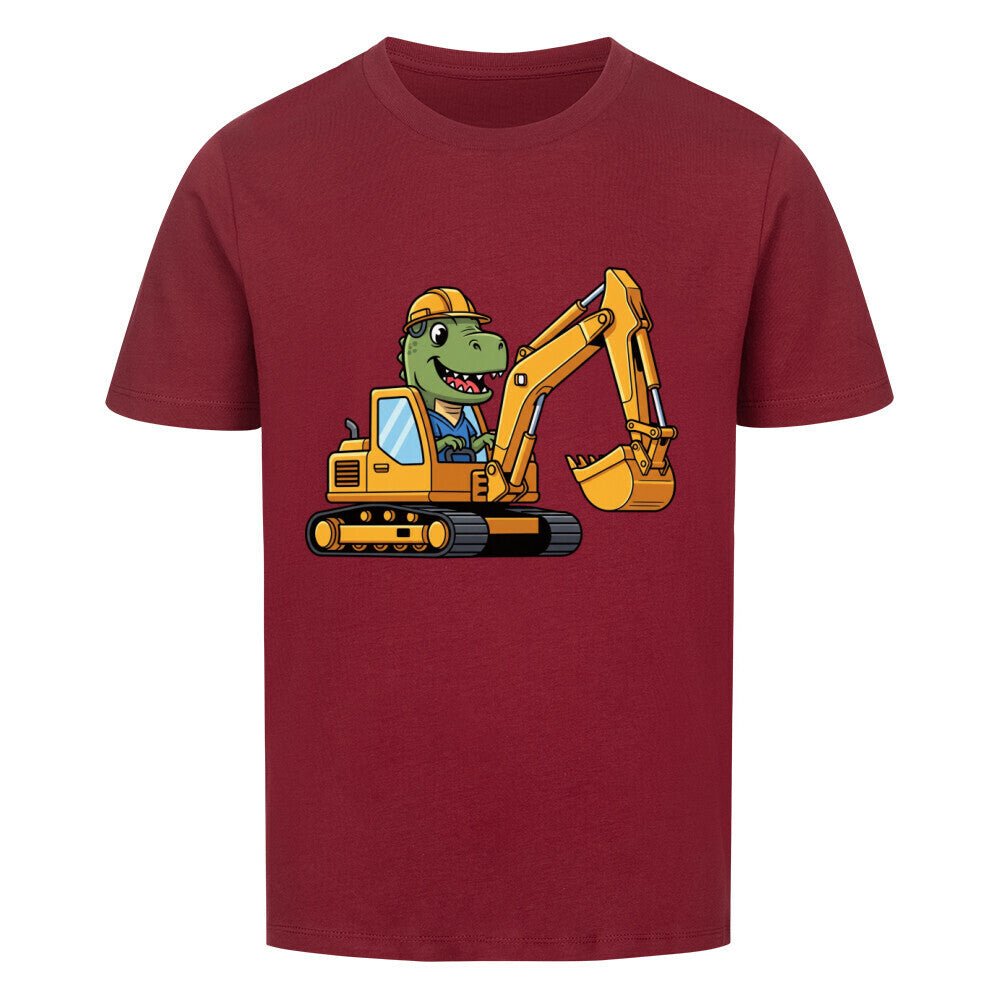 Kinder T-Shirt - Dino und Bagger Motiv online bestellen kaufen