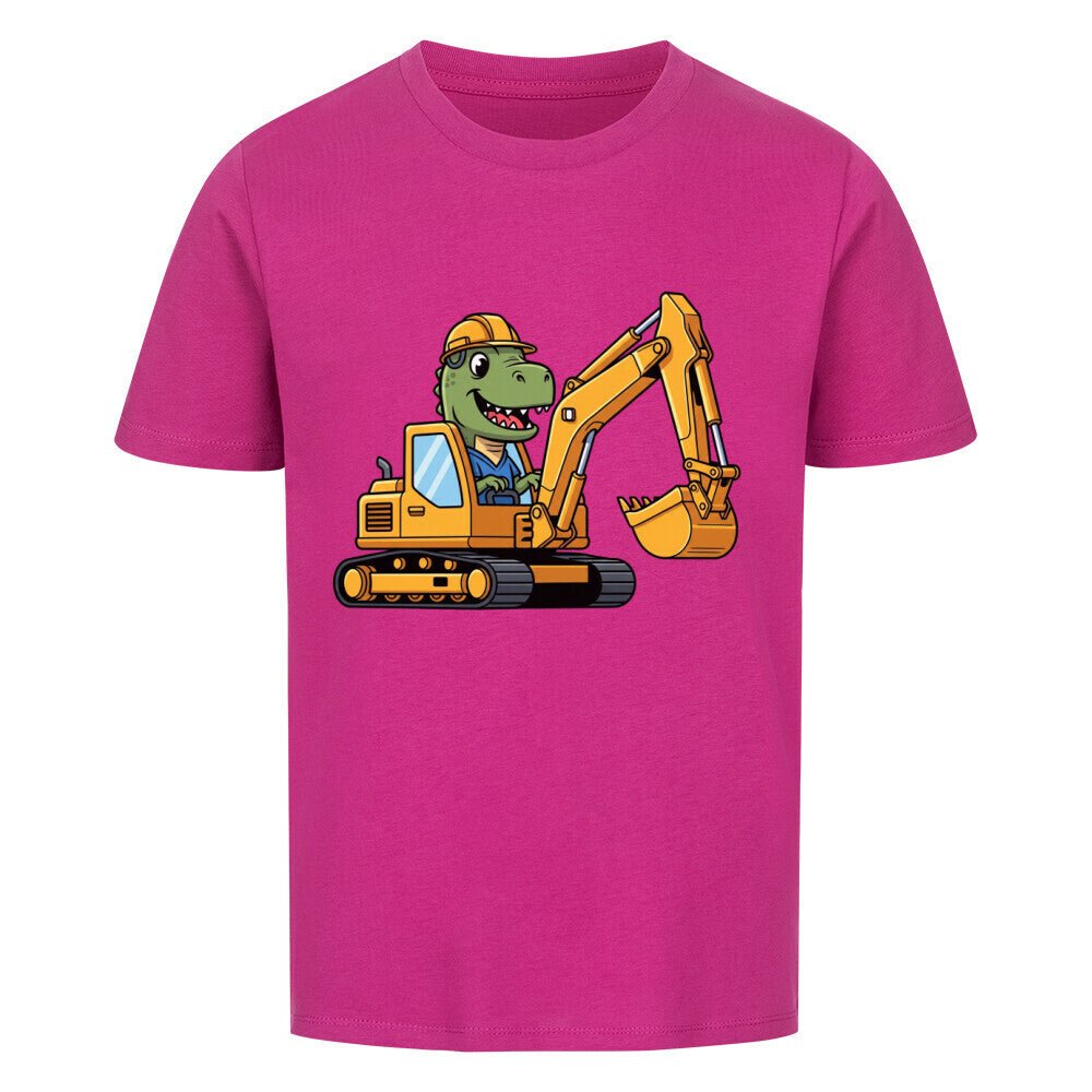 Kinder T-Shirt - Dino und Bagger Motiv online bestellen kaufen