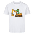 Kinder T-Shirt - Dino und Bagger Motiv online bestellen kaufen