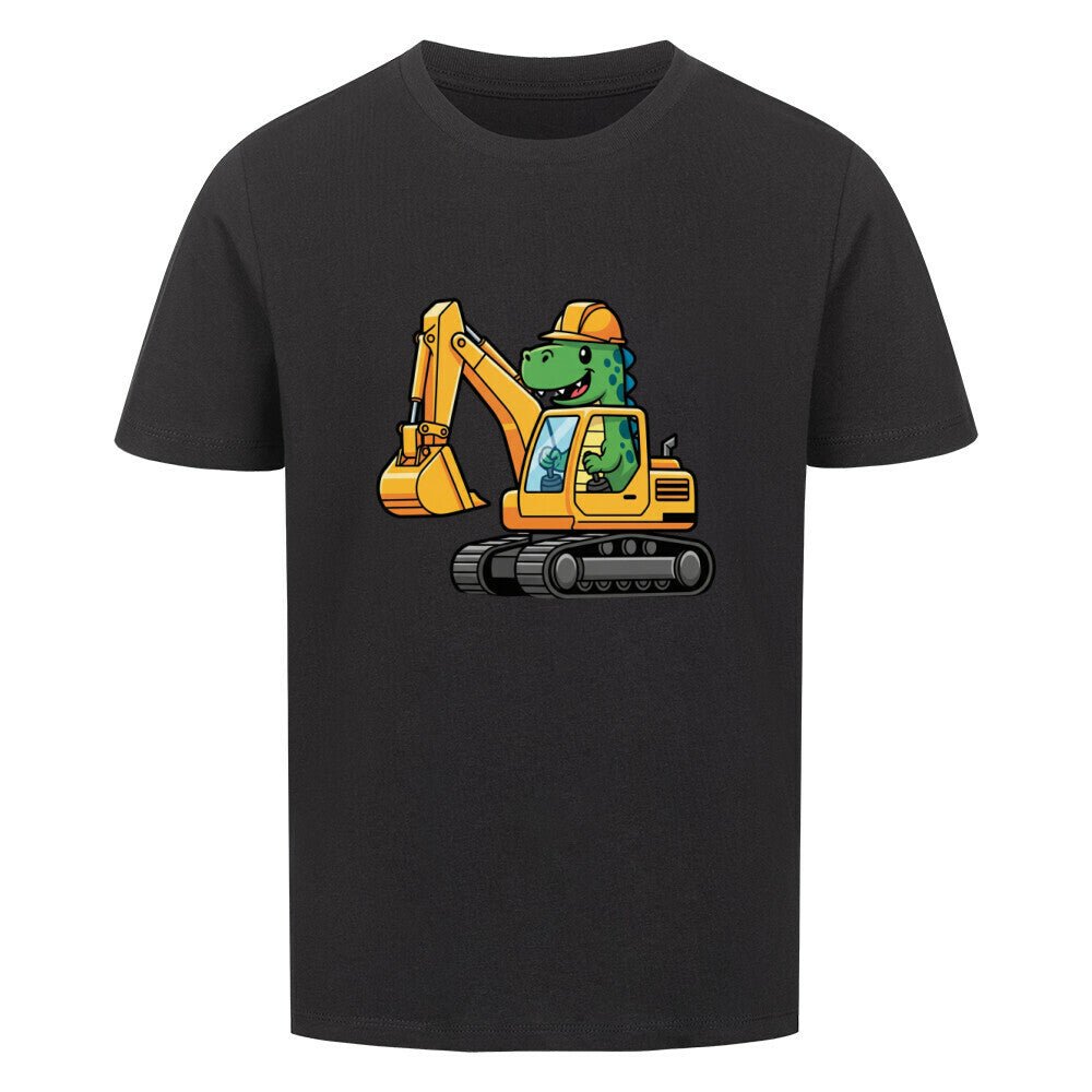 Kinder T-Shirt - Dinosaurier mit Bagger online bestellen kaufen