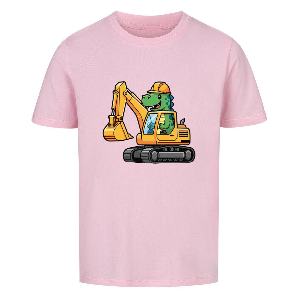 Kinder T-Shirt - Dinosaurier mit Bagger online bestellen kaufen