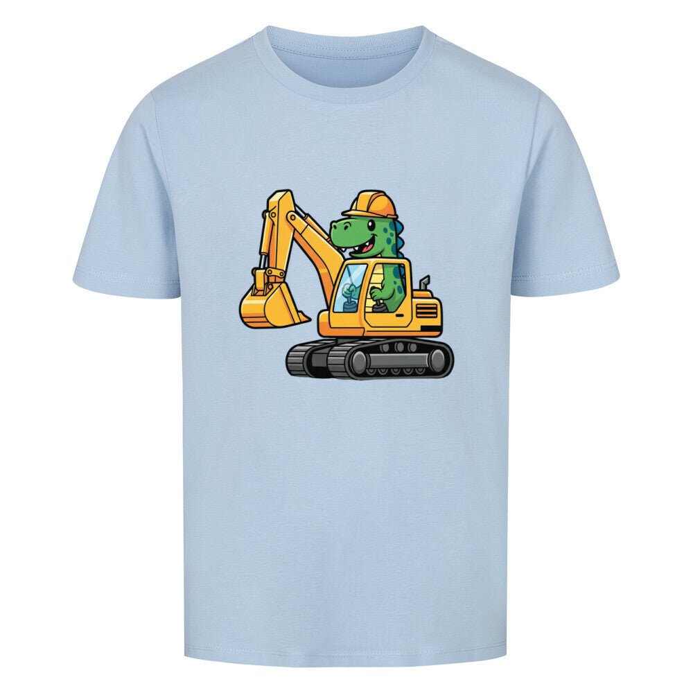 Kinder T-Shirt - Dinosaurier mit Bagger online bestellen kaufen