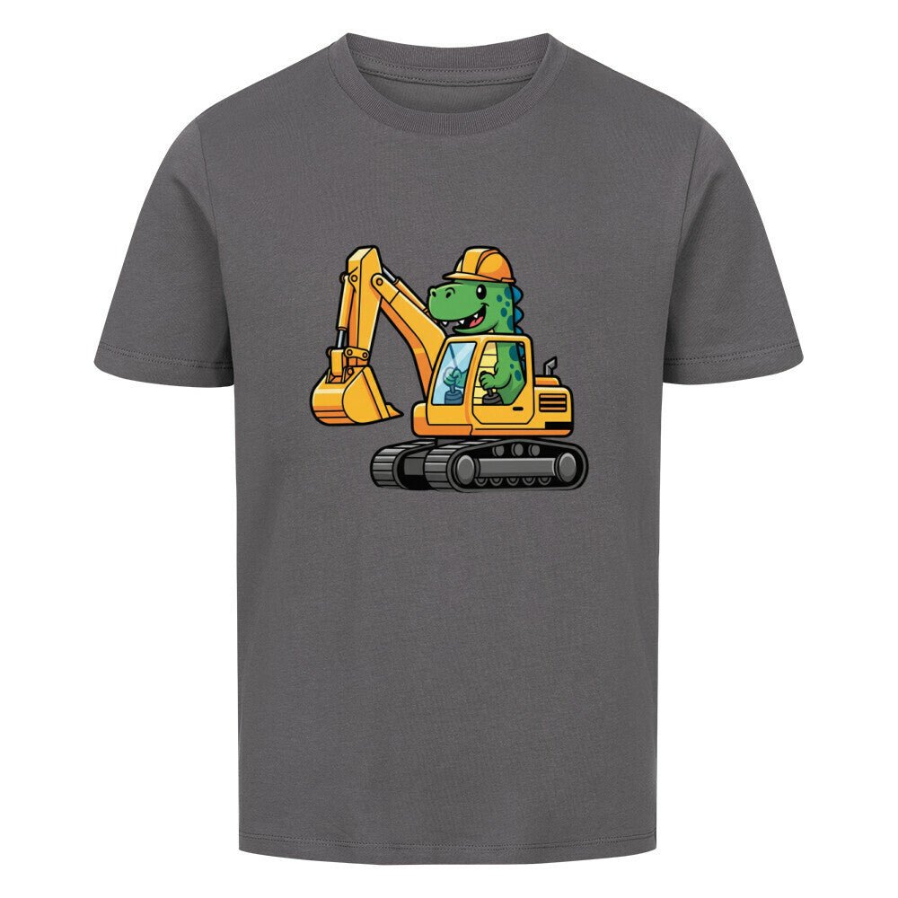 Kinder T-Shirt - Dinosaurier mit Bagger online bestellen kaufen