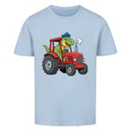 Kinder T-Shirt - Dinosaurier mit Traktor Motiv online bestellen kaufen