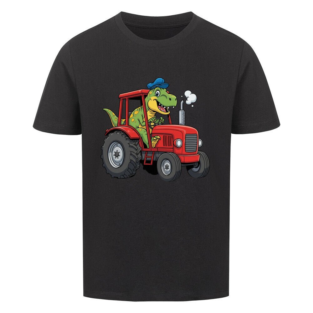 Kinder T-Shirt - Dinosaurier mit Traktor Motiv online bestellen kaufen