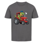 Kinder T-Shirt - Dinosaurier mit Traktor Motiv online bestellen kaufen