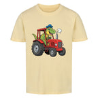 Kinder T-Shirt - Dinosaurier mit Traktor Motiv online bestellen kaufen
