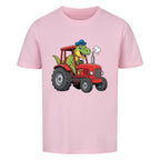 Kinder T-Shirt - Dinosaurier mit Traktor Motiv online bestellen kaufen